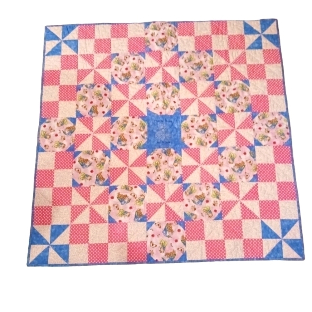 Hand Crafted Bunny Baby Blanket